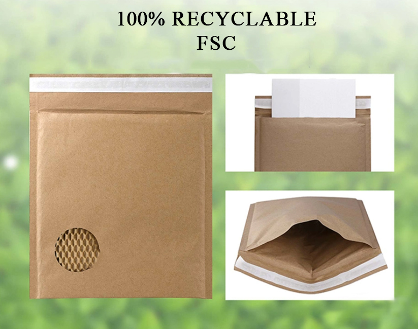 Honeycomb Padded Mailer- ပျောက်မသွားသော ပလပ်စတစ်ထုပ်ပိုးမှုကို နှုတ်ဆက်လိုက်ပါ။