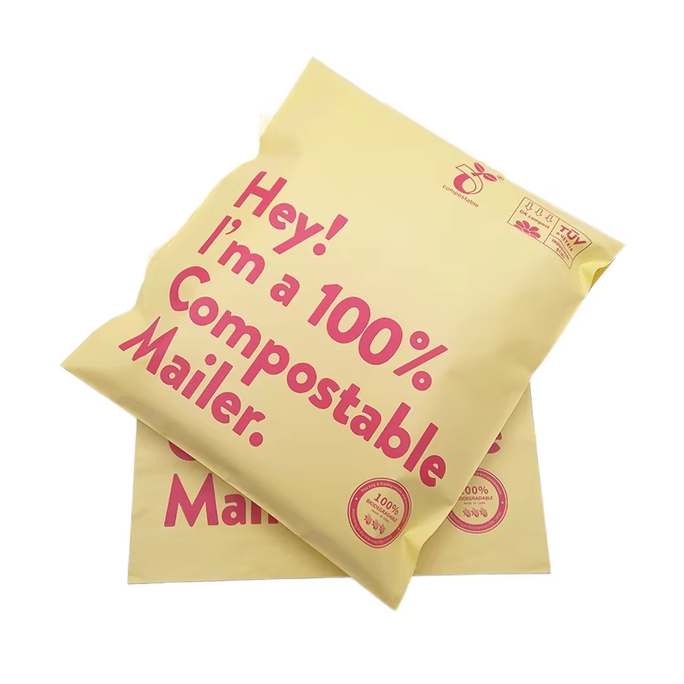 စိတ်ကြိုက် Biodegradable Mailer Bags | Compostable Eco Friendly Shipping Bags ထုတ်လုပ်သူ