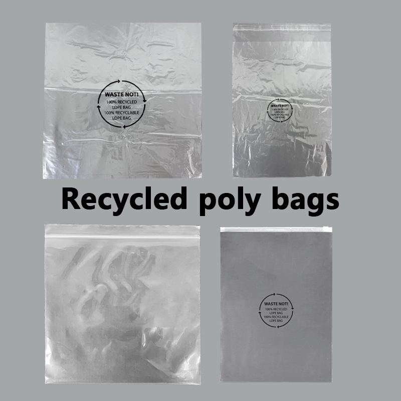 ပြန်လည်အသုံးပြုထားသော LDPE Poly Bags